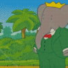 The King Babar Diamond Painting