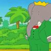 The King Babar Diamond Painting