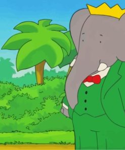 The King Babar Diamond Painting