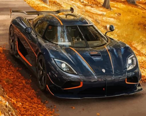 The Koenigsegg Agera Car Diamond Painting