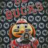 The Mascot Brutus Buckeye Ohio State Diamond Painting