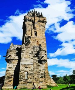 The National Wallace Monument Stirling Landmark Diamond Painting