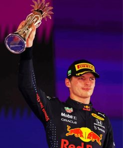 The Race Car Driver Max Verstappen Diamond Painting