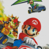 The Racing Video Game Mario Kart Diamond Painting