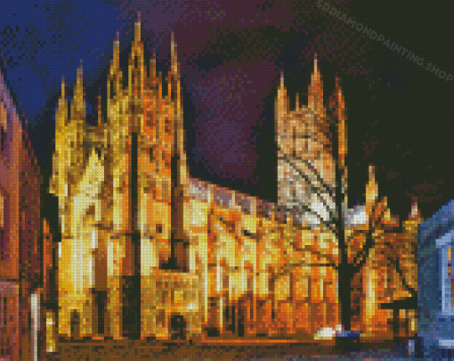 The Canterbury Cathedral Diamond Painting