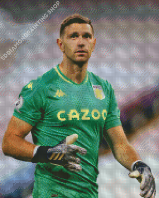 The Goalkeeper Emiliano Martinez Diamond Painting