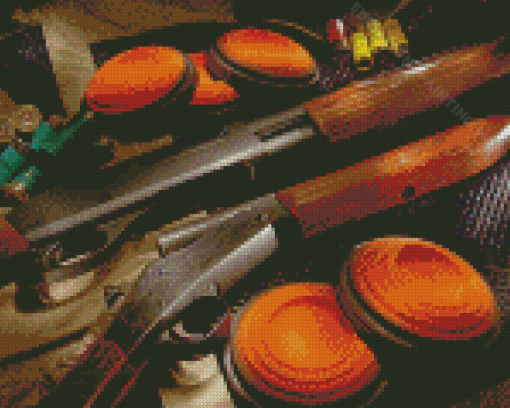 The Trap Shooting Equipment Diamond Painting