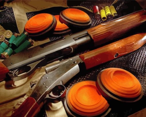 The Trap Shooting Equipment Diamond Painting