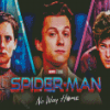 Three Superheroes Spidermen Diamond Painting