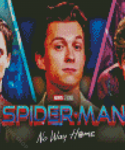 Three Superheroes Spidermen Diamond Painting