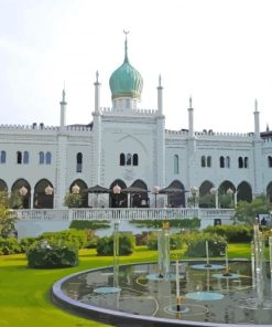 Tivoli Gardens Buildings Diamond Painting