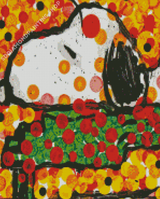 Tom Everhart Peanuts Snoopy Diamond Painting