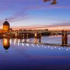 Toulouse Pont Saint Pierre Water Reflection Diamond Painting