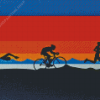 Triathlons Poster Art Diamond Painting