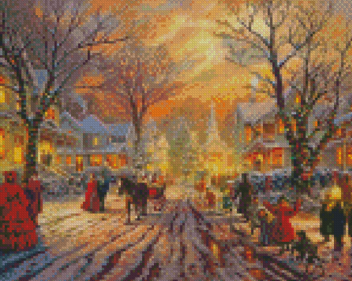 Victorian Winter Diamond Painting