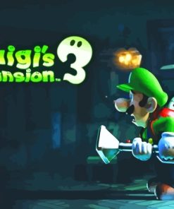 Video Game Luigis Mansion Diamond Painting