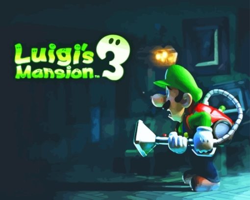 Video Game Luigis Mansion Diamond Painting