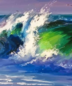 Waves Crashing Diamond Painting