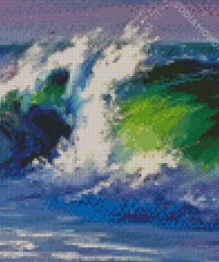 Waves Crashing Diamond Painting