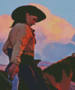 Western Cowgirl With Horse Diamond Painting