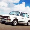 White WV Golf MK1 Car Diamond Painting