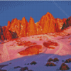 Winter Snow Mt Whitney California Diamond Painting