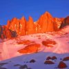 Winter Snow Mt Whitney California Diamond Painting