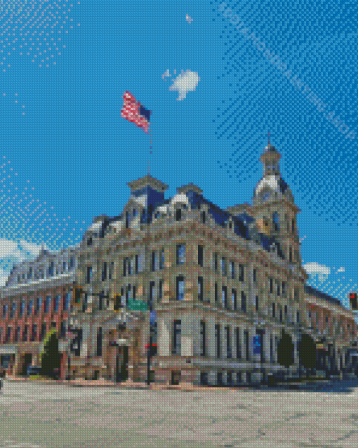 Wooster City Buildings Diamond Painting