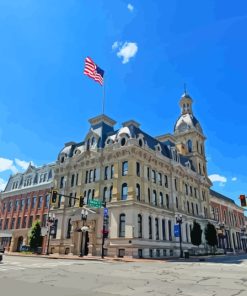 Wooster City Buildings Diamond Painting