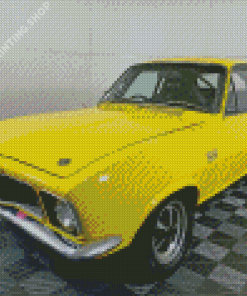 Yellow Holden Torana Car Diamond Painting