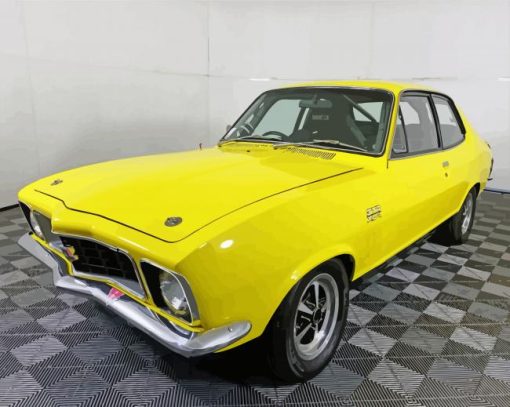 Yellow Holden Torana Car Diamond Painting