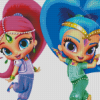 Adorable Shimmer And Shine Diamond Painting