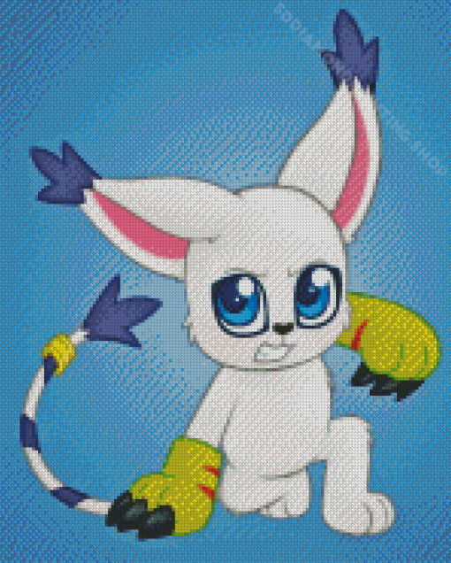 Aesthetic Gatomon Diamond Painting