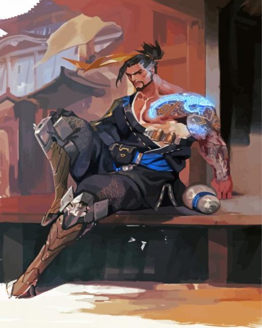 Aesthetic Hanzo Diamond Painting