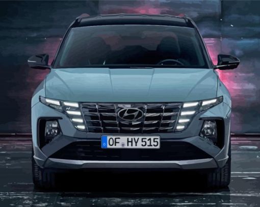 Aesthetic Hyundai Tucson Diamond Painting