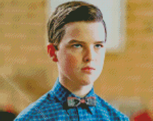 Aesthetic Young Sheldon Diamond Painting