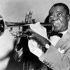 Black And White Louis Armstrong Diamond Painting