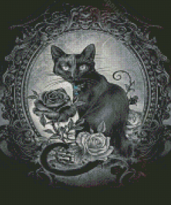 Black Cat Diamond Painting