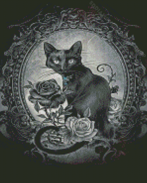 Black Cat Diamond Painting