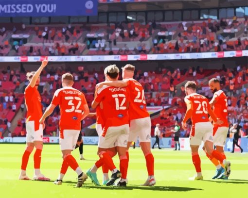 Blackpool Fc Players Diamond Painting