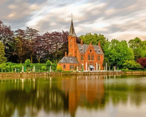 Bruges The Minnewaterpark Diamond Painting