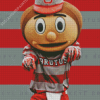 Brutus Buckeye Art Diamond Painting