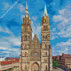 Chiesa Di San Lorenzo Nuremberg Germany Diamond Painting