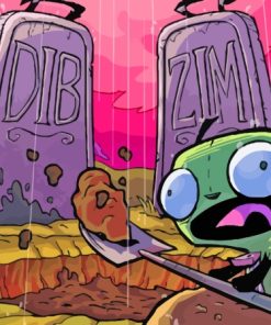 Invader Zim Diamond Painting