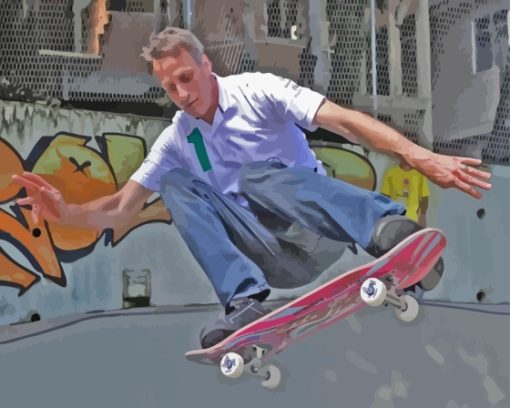 Tony Hawk Diamond Painting