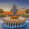 Water Fountain Diamond Painting