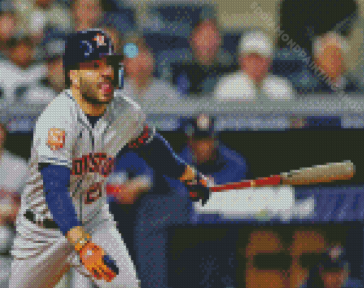 Jose Altuve Diamond Painting