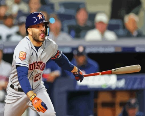 Jose Altuve Diamond Painting