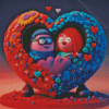 Couple Heart Diamond Painting