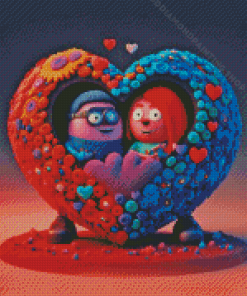 Couple Heart Diamond Painting